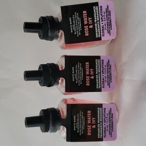 3 ROSE WATER & IVY Wallflowers Fragrance Refill - Bath & Body Works